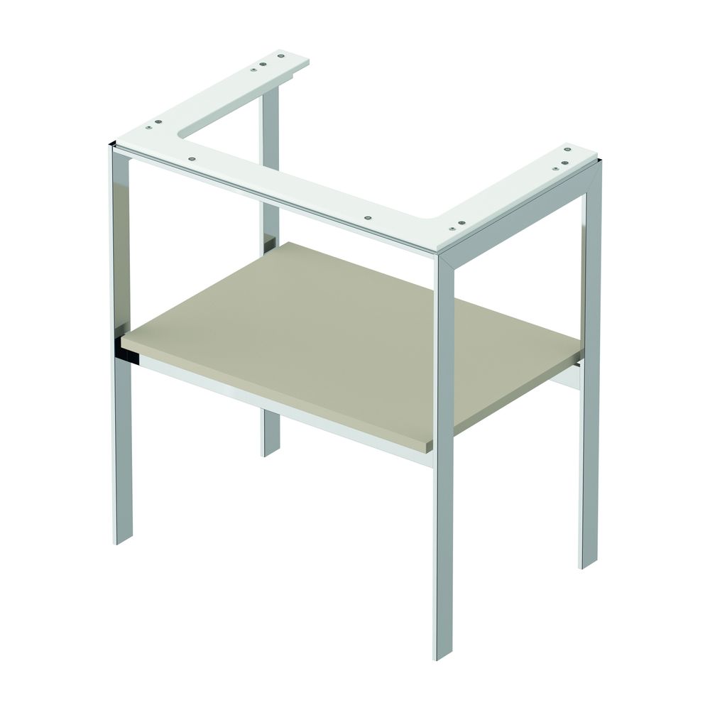Duravit White Tulip Metallkonsole 450x684x760mm, Taupe Seidenmatt, 1 Ablagefläche,... DURAVIT-WT454006060 4063382125934 (Abb. 2)