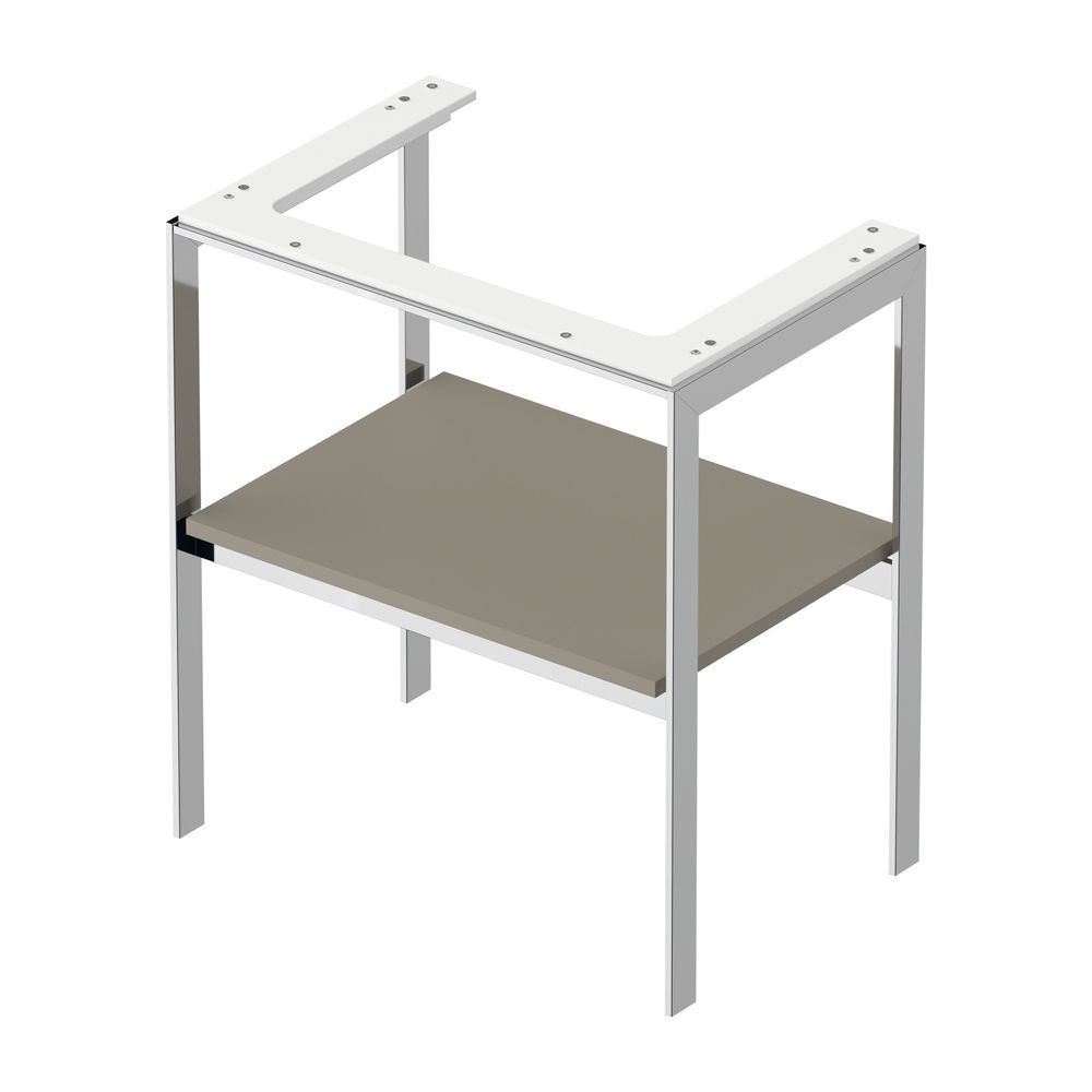 Duravit White Tulip Metallkonsole 450x684x760mm, Steingrau Seidenmatt, 1 Ablageflä... DURAVIT-WT454009292 4063382125958 (Abb. 2)
