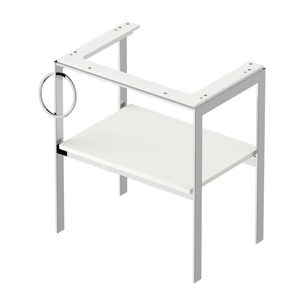 Duravit White Tulip Metallkonsole 450x684x760mm, L, Weiß SDM, 1 Ablagefläche/Handt... DURAVIT-WT4543L3636 4063382126511 (Abb. 2)