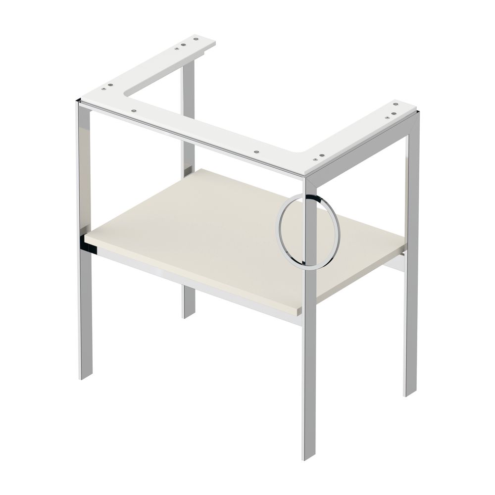 Duravit White Tulip Metallkonsole 450x684x760mm, R, Nordic Weiß SDM, 1 Ablagefläch... DURAVIT-WT4543R3939 4063382126825 (Abb. 2)