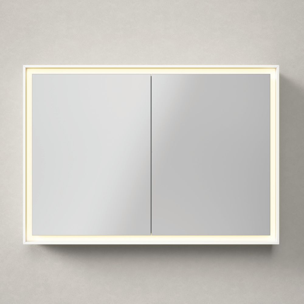 Duravit L-Cube Spiegelschrank Wandmontage 155x1000x700mm, Weiß, 2 Türen L/R, 2... DURAVIT-LC7552018180010 4067116101249 (Abb. 3)