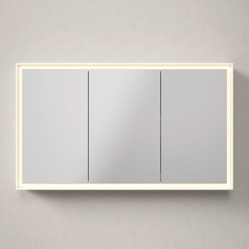 Duravit L-Cube Spiegelschrank Wandmontage 155x1200x700mm, Weiß, 3 Türen L, 4 G... DURAVIT-LC7553018182000 4067116100907 (Abb. 3)