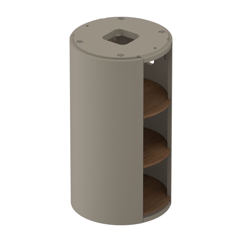 Duravit White Tulip Waschtischunterbau bodens. 410x410x750mm, AM Nussb. Matt/Stein... DURAVIT-WT423907792 4063382115522 (Abb. 4)