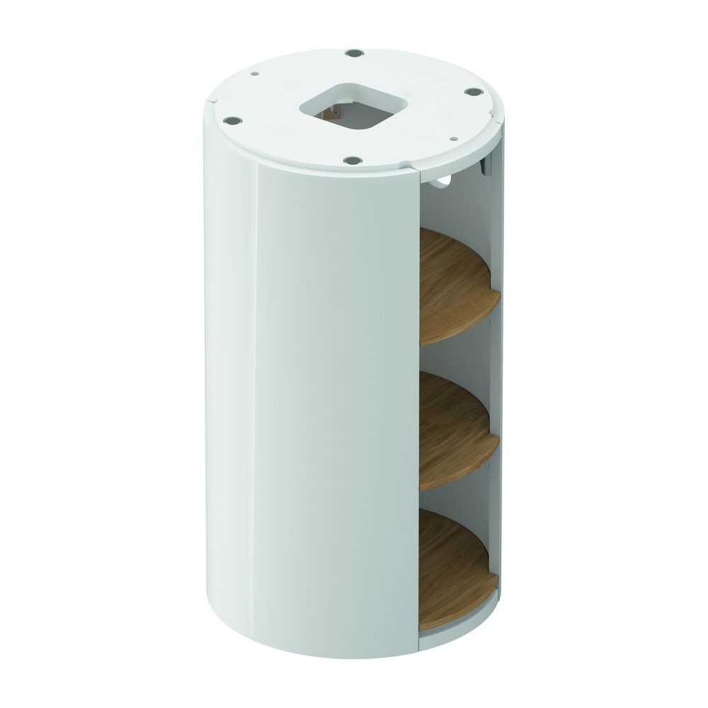 Duravit White Tulip Waschtischunterbau bodens. 410x410x750mm, Eiche Natur Matt/Wei... DURAVIT-WT42390H585 4063382115416 (Abb. 2)