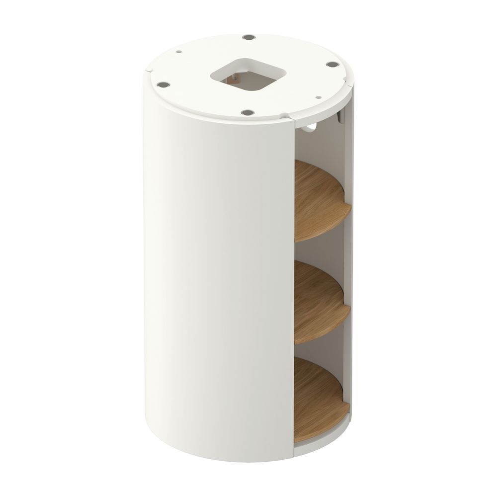 Duravit White Tulip Waschtischunterbau bodens. 410x410x750mm, Eiche Natur Matt/Wei... DURAVIT-WT42390H536 4063382115379 (Abb. 2)