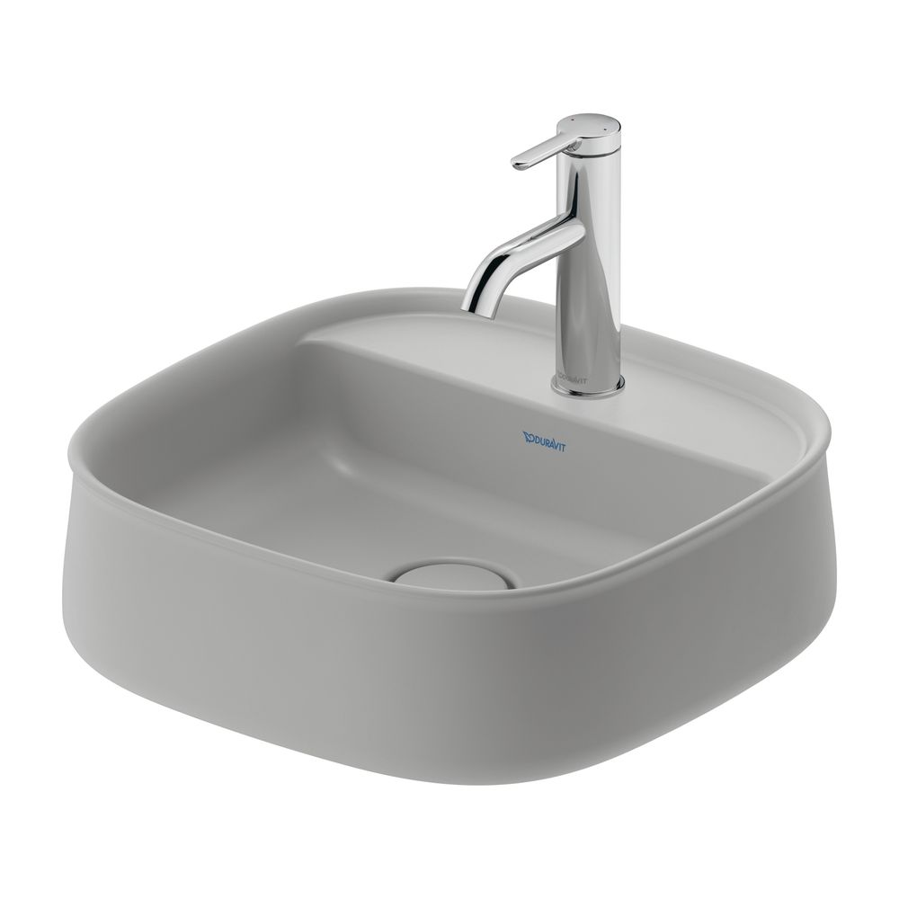 Duravit Zencha Aufsatzbecken 420mm, Grau Seidenmatt, WonderGliss, DuraCeram, Quadr... DURAVIT-23744267711 4063382175236 (Abb. 6)