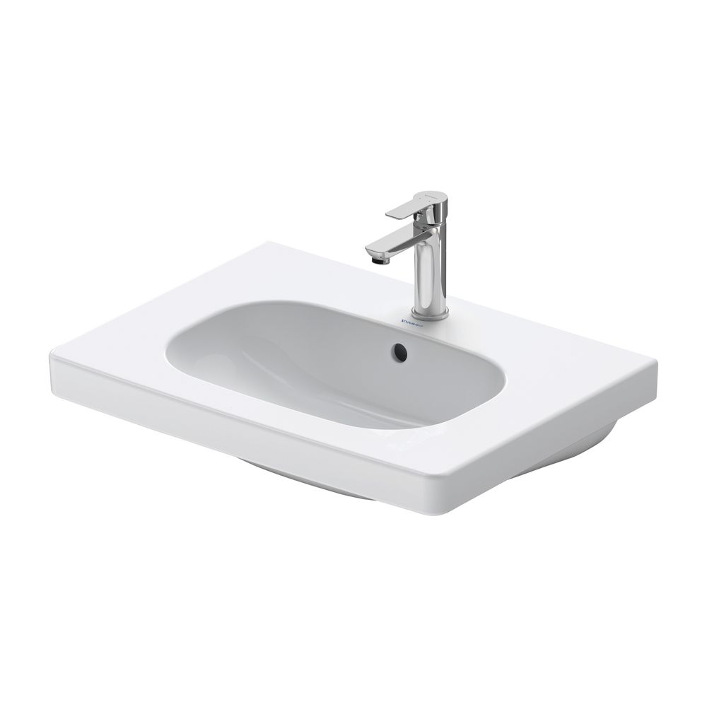 Duravit D-Code Waschtisch 485x650x175mm, Weiß Hochglanz, Rechteckig, 1 Waschplatz/... DURAVIT-03426500002 4021534822407 (Abb. 5)
