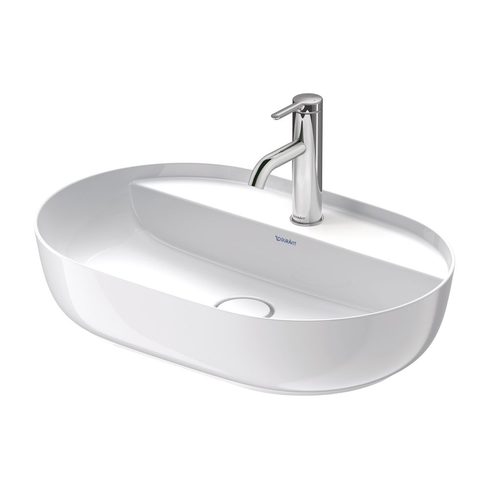 Duravit Luv Aufsatzbecken 600mm, Weiß Hochglanz, WonderGliss, DuraCeram, Oval, mi... DURAVIT-03806000001 4053424177175 (Abb. 27)