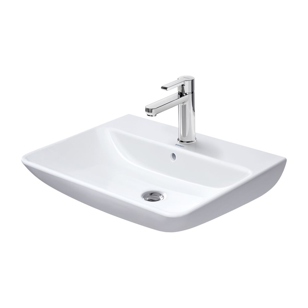 Duravit ME by Starck Waschtisch 490x650x180mm wandhäng., Weiß Hochglanz, Rechteckig... DURAVIT-2335650000 4021534966613 (Abb. 1)