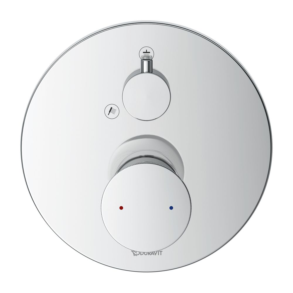 Duravit White Tulip Einhebel-Brausemischer Unterputz, Anzahl Verbraucher 2, Chrom... DURAVIT-WT4210012010 4063382162908 (Abb. 2)