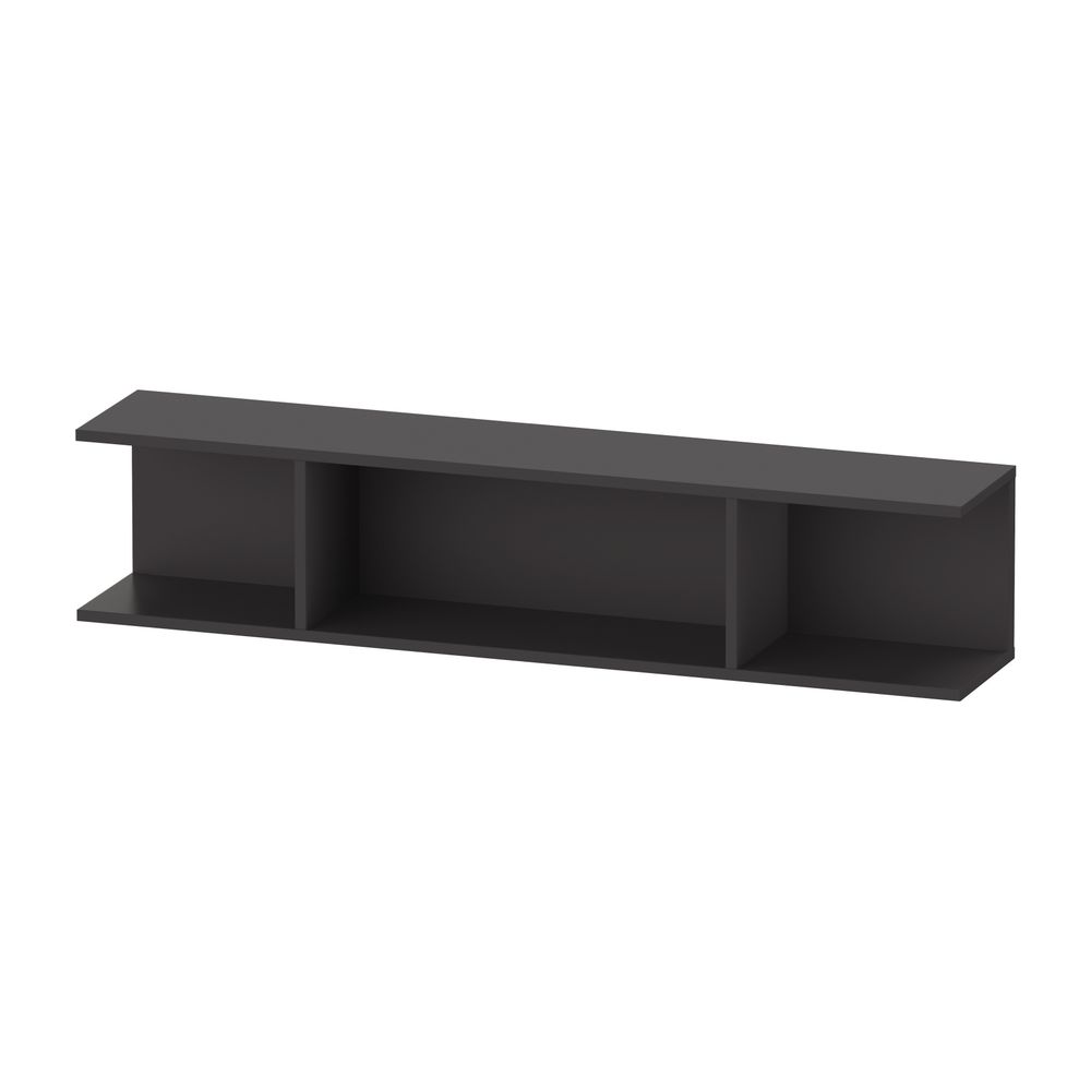 Duravit Ketho.2 Wandregal 150x800x170mm, Graphit SM, 3 offene Fächer, wandhäng... DURAVIT-K21208080800000 4063382811790 (Abb. 1)
