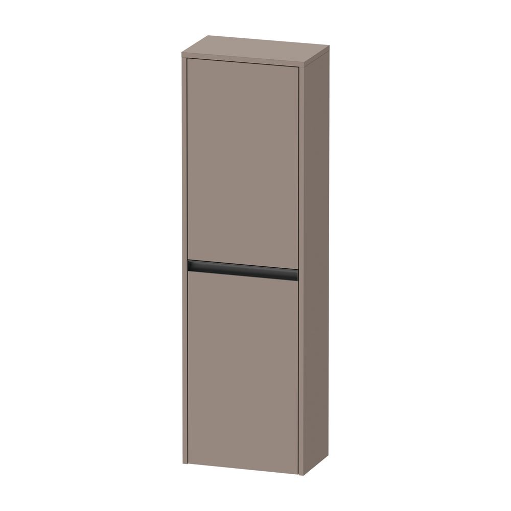 Duravit Ketho.2 Halbhochschrank Dekor 240x400x1320mm Basalt Matt, 2 Türen link... DURAVIT-K21319L43430000 4063382817228 (Abb. 1)