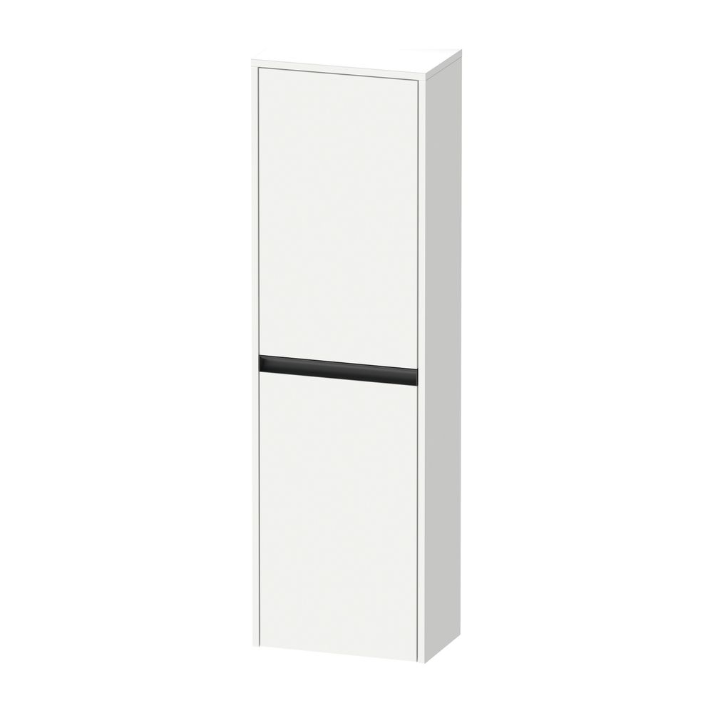 Duravit Ketho.2 Halbhochschrank Dekor 240x400x1320mm Mattweiß, 2 Türen R, 2 Gl... DURAVIT-K21319R18180000 4063382817785 (Abb. 2)