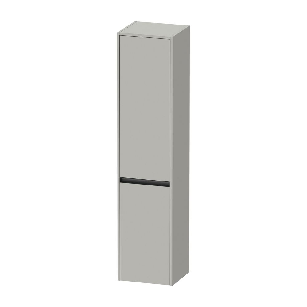 Duravit Ketho.2 Hochschrank Dekor 360x400x1760mm Betongrau Matt, 2 Türen L, Gr... DURAVIT-K21329L07070000 4063382817709 (Abb. 1)