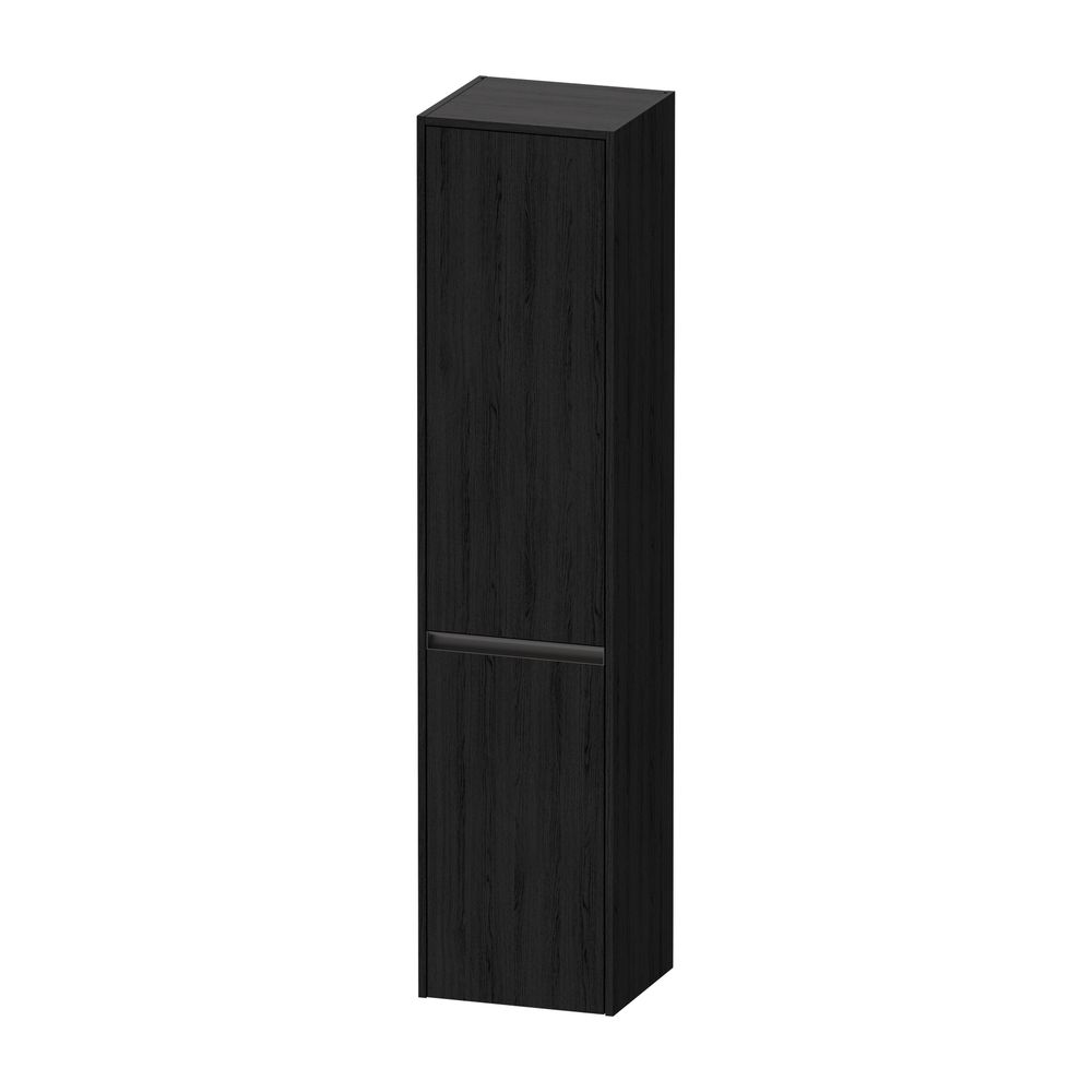 Duravit Ketho.2 Hochschrank Dekor 360x400x1760mm Eiche Mattschwarz, 2 Türen L,... DURAVIT-K21329L16160000 4063382817716 (Abb. 1)
