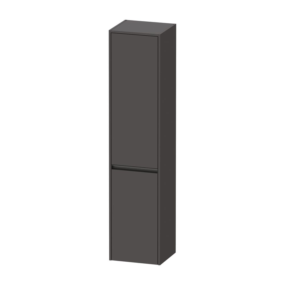 Duravit Ketho.2 Hochschrank Dekor 360x400x1760mm Graphit Matt, 2 Türen L, Grif... DURAVIT-K21329L49490000 4063382810991 (Abb. 1)