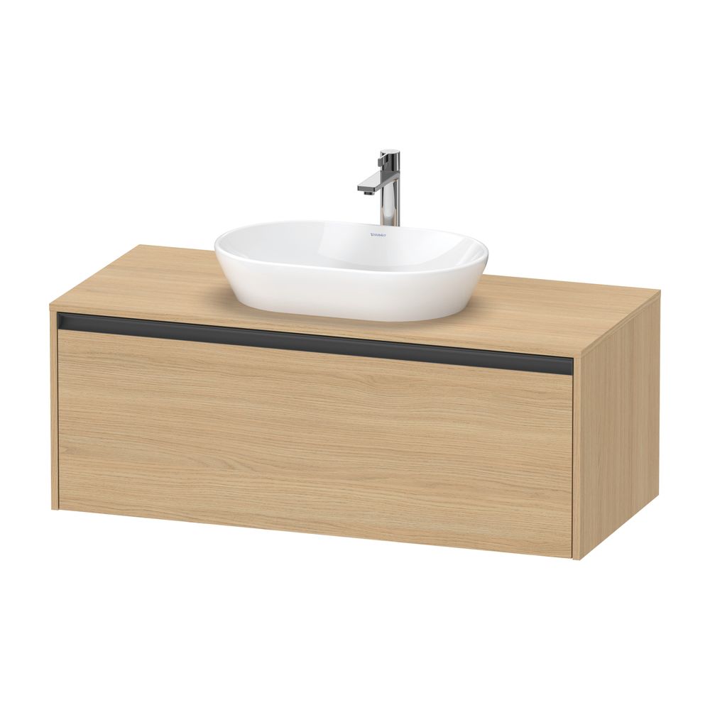 Duravit Ketho.2 Konsolen-WTU wandh. 550x1200x459mm Natur Eiche Matt, mittig, m... DURAVIT-K24887030300000 4063382826220 (Abb. 2)