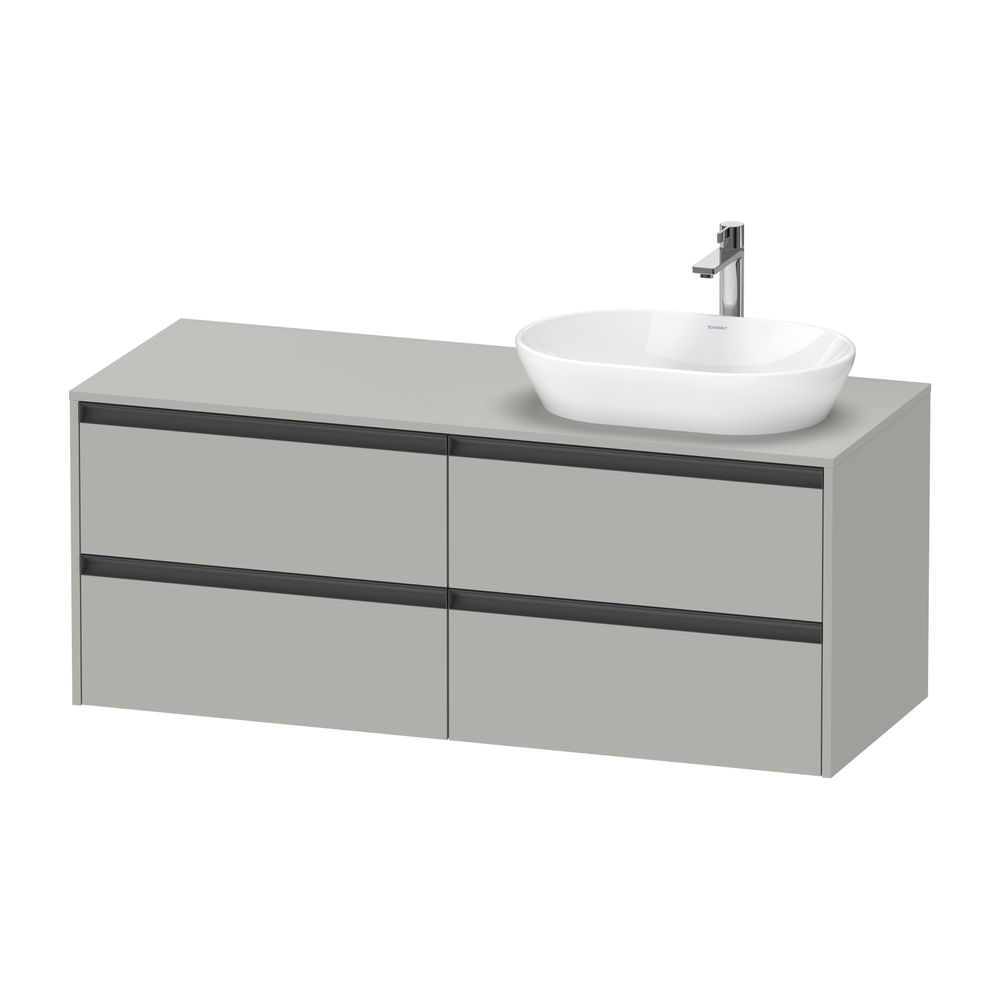 Duravit Ketho.2 Konsolenwaschtischunterbau wandh. 550x1400x568mm Betongrau Mat... DURAVIT-K24898R07070000 4063382827647 (Abb. 2)