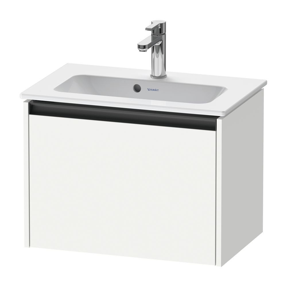 Duravit Ketho.2 Waschtischunterbau wandh. 390x610x440mm, Compact Mattweiß, Gri... DURAVIT-K25055018180000 4063382812513 (Abb. 1)