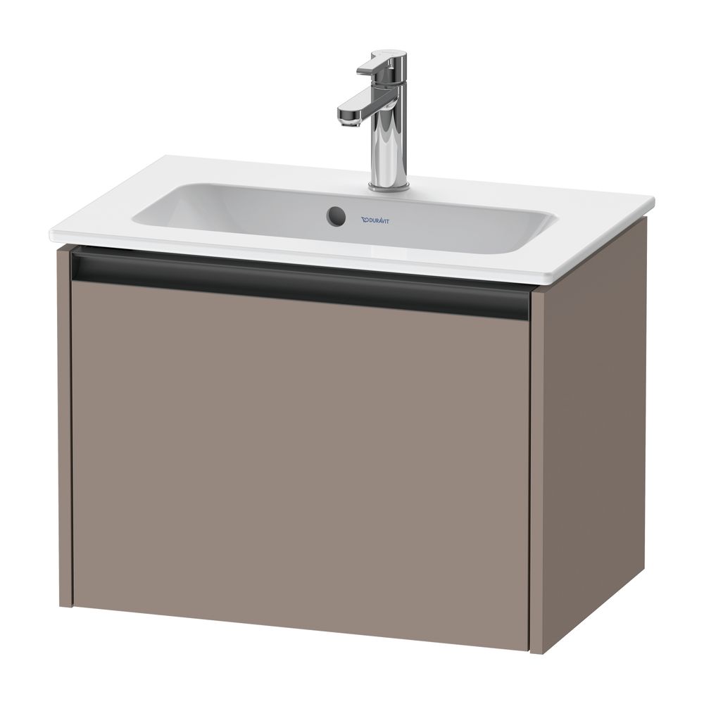 Duravit Ketho.2 Waschtischunterbau wandh. 390x610x440mm, Compact Basalt Matt, ... DURAVIT-K25055043430000 4063382812551 (Abb. 1)
