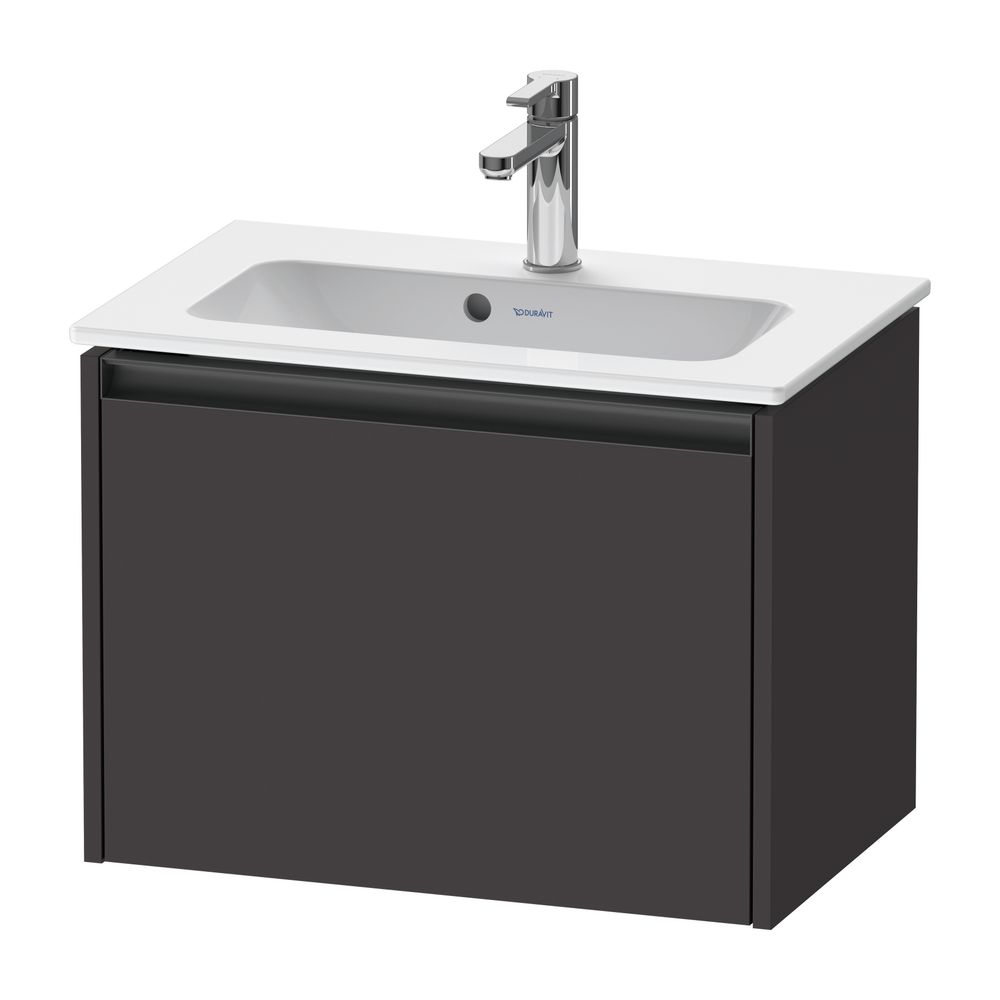 Duravit Ketho.2 Waschtischunterbau wandh. 390x610x440mm, Compact Graphit SM, G... DURAVIT-K25055080800000 4063382812612 (Abb. 2)