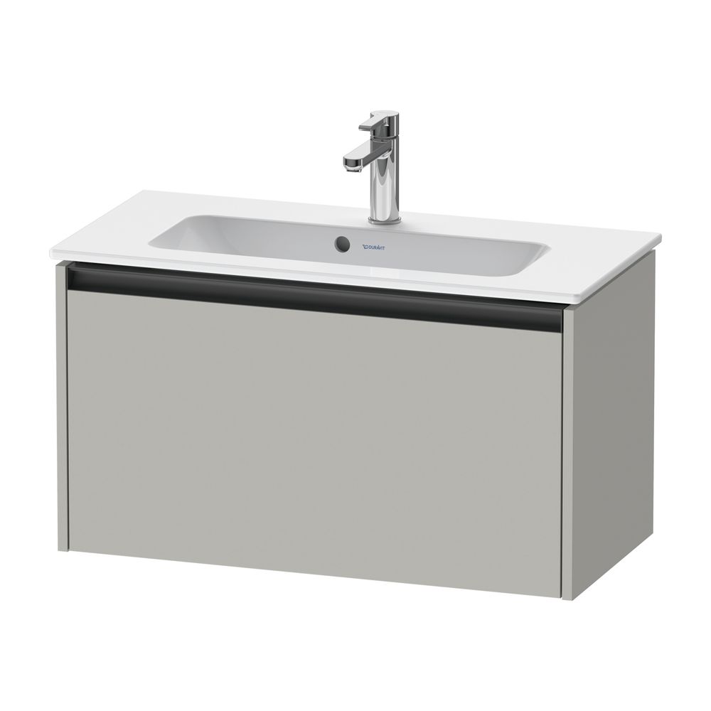 Duravit Ketho.2 Waschtischunterbau wandh. 390x810x440mm, Compact Betongrau Mat... DURAVIT-K25056007070000 4063382812643 (Abb. 1)