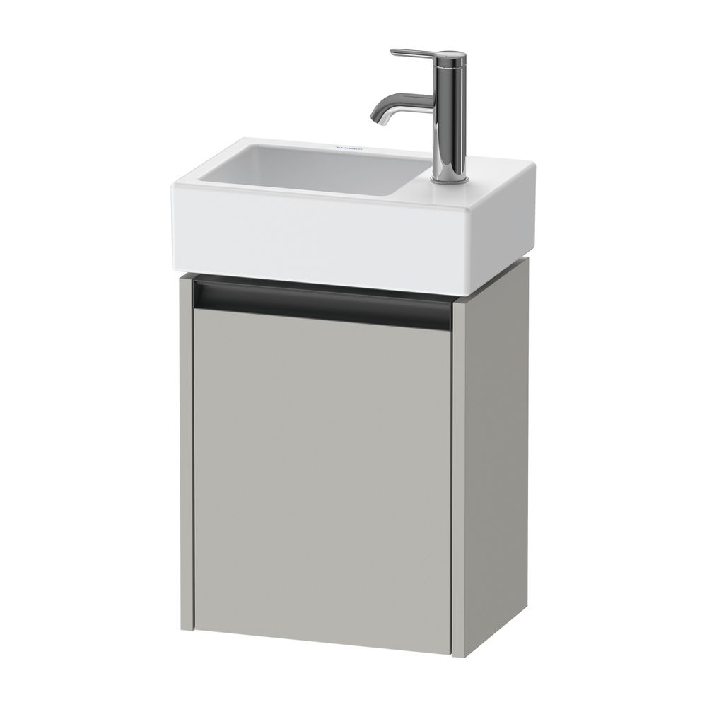 Duravit Ketho.2 Waschtischunterbau wandh. 238x364x440mm, R, Betongrau Matt, Gr... DURAVIT-K25071R07070000 4063382822185 (Abb. 1)