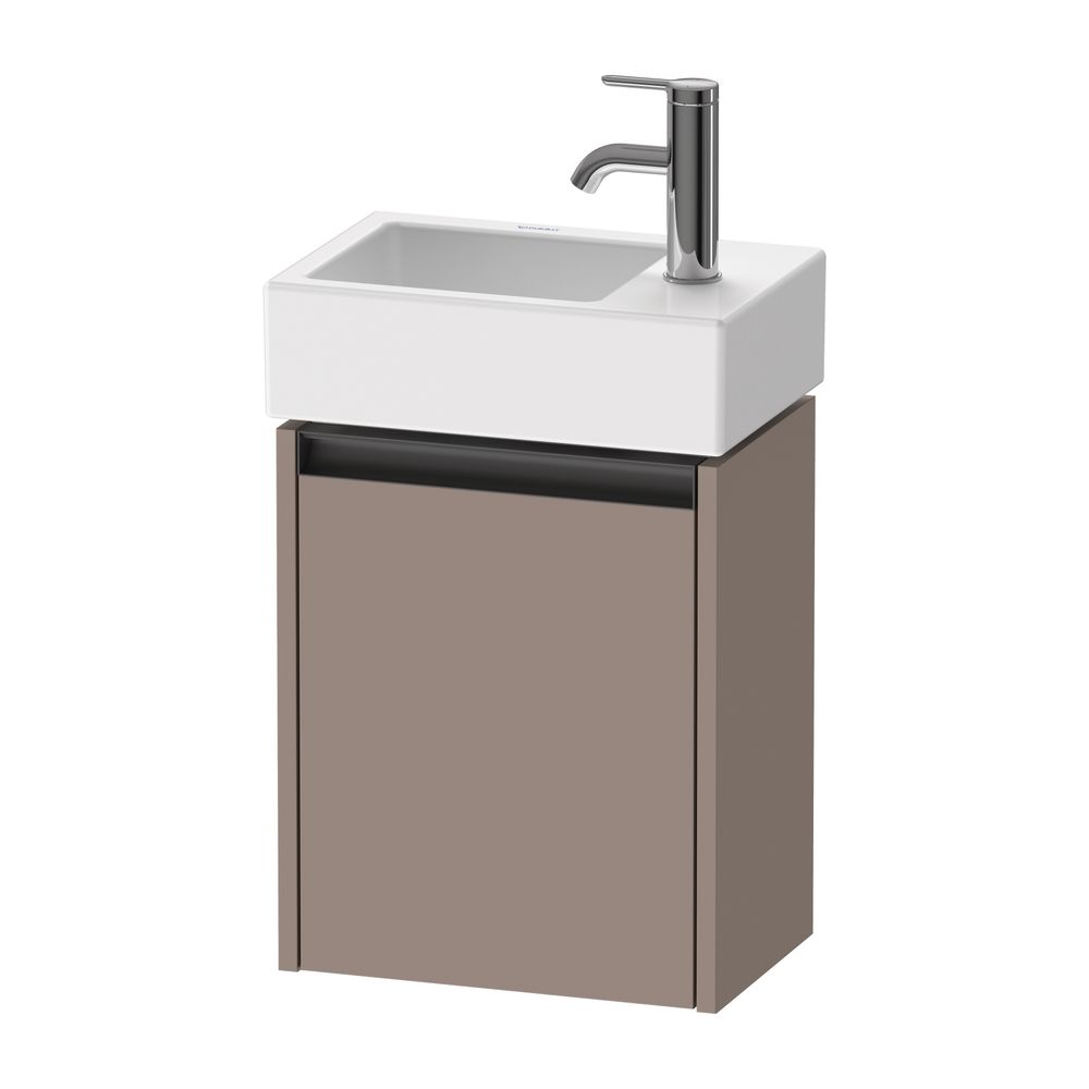 Duravit Ketho.2 Waschtischunterbau wandh. 238x364x440mm, R, Basalt Matt, Griff... DURAVIT-K25071R43430000 4063382822246 (Abb. 1)
