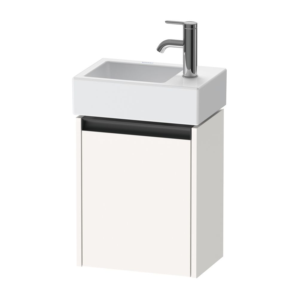 Duravit Ketho.2 Waschtischunterbau wandh. 238x364x440mm L, Weiß SM, Griff Anth... DURAVIT-K25071L84840000 4063382813220 (Abb. 5)