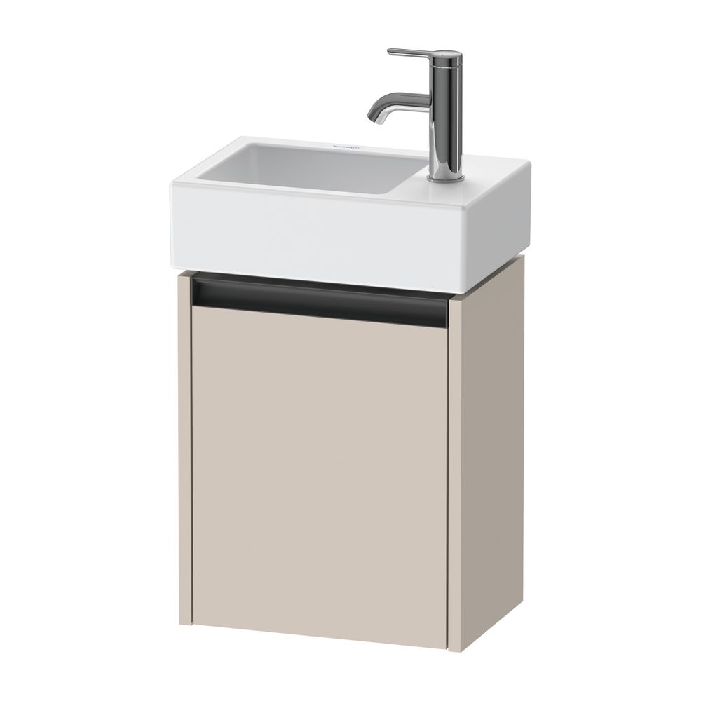 Duravit Ketho.2 Waschtischunterbau wandh. 238x364x440mm, L, Taupe Matt, Griff ... DURAVIT-K25071L91910000 4063382822130 (Abb. 1)