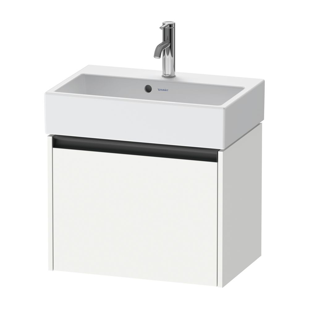 Duravit Ketho.2 Waschtischunterbau wandh. 390x584x440mm, Compact Mattweiß, Gri... DURAVIT-K25073018180000 4063382822659 (Abb. 1)