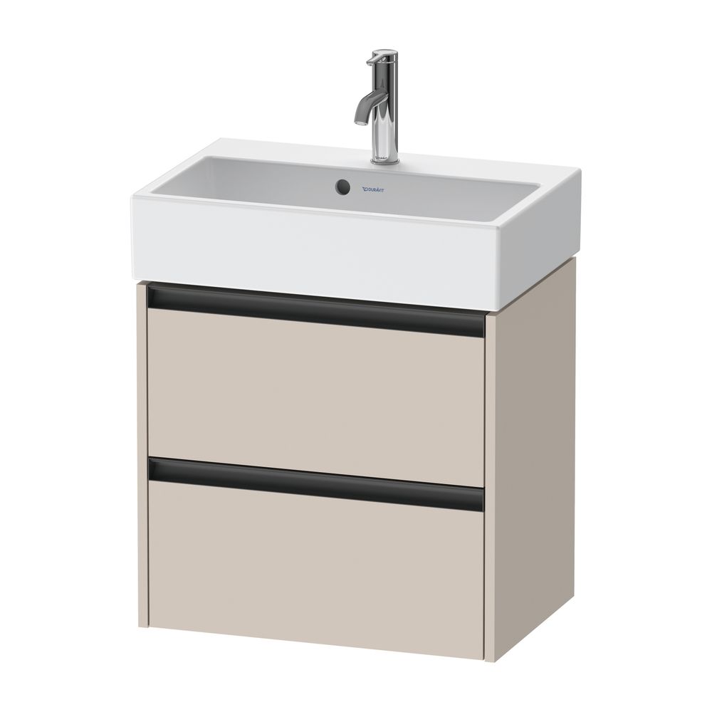 Duravit Ketho.2 Waschtischunterbau wandh. 390x584x549mm, Compact, Taupe Matt, ... DURAVIT-K25273091910000 4063382822871 (Abb. 2)