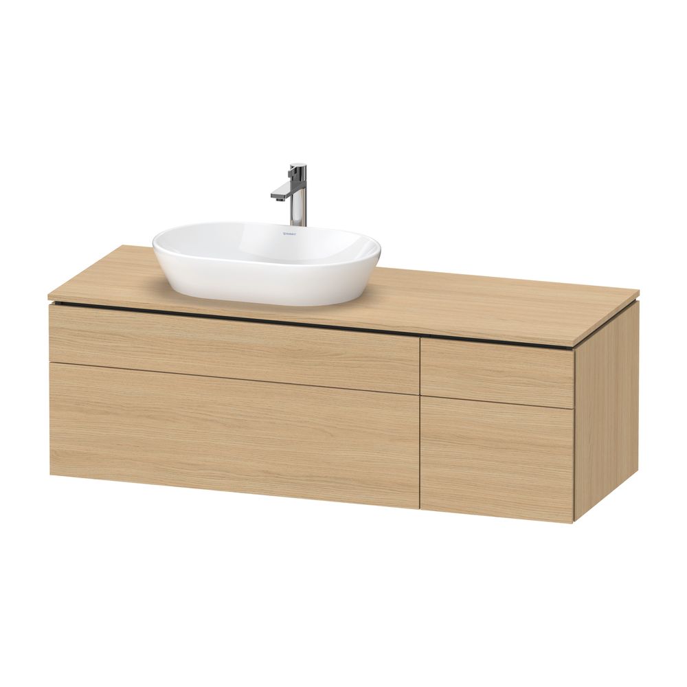 Duravit L-Cube Konsolen-WTU wandh. 550x1420x482mm Natur Eiche Matt, mittig, mi... DURAVIT-LC4877030300000 4063382927415 (Abb. 5)