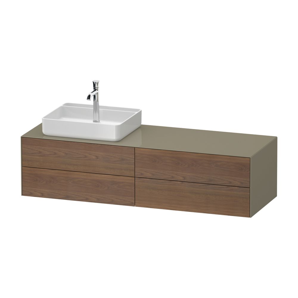 Duravit White Tulip Konsolen-WTU wandh. 550x1600x408mm L AM Nusb.Matt/Steingra... DURAVIT-WT4867L77H20000 4063382847607 (Abb. 1)