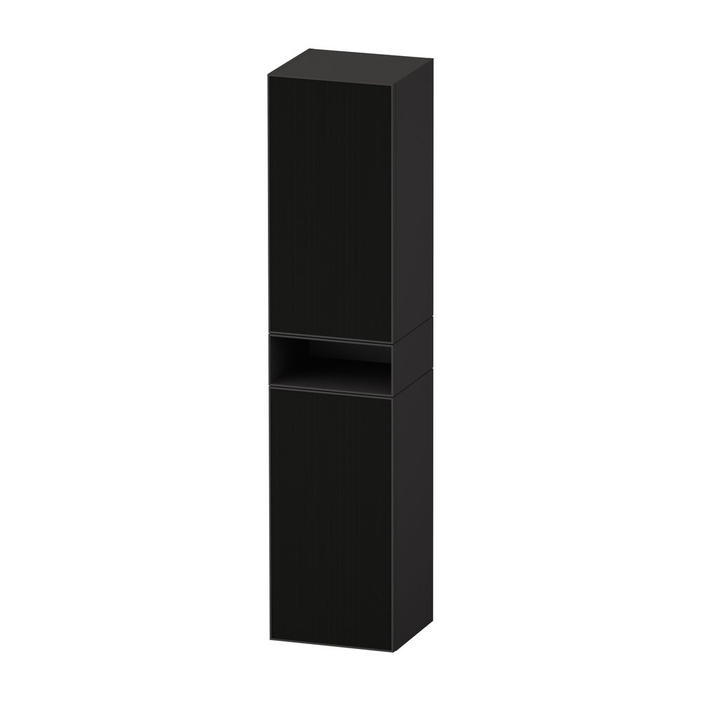 Duravit Zencha Hochschrank Dekor 360x400x1760mm Schwarz Linienstruktur/Graphit... DURAVIT-ZE1353R63800000 4063382807861 (Abb. 2)