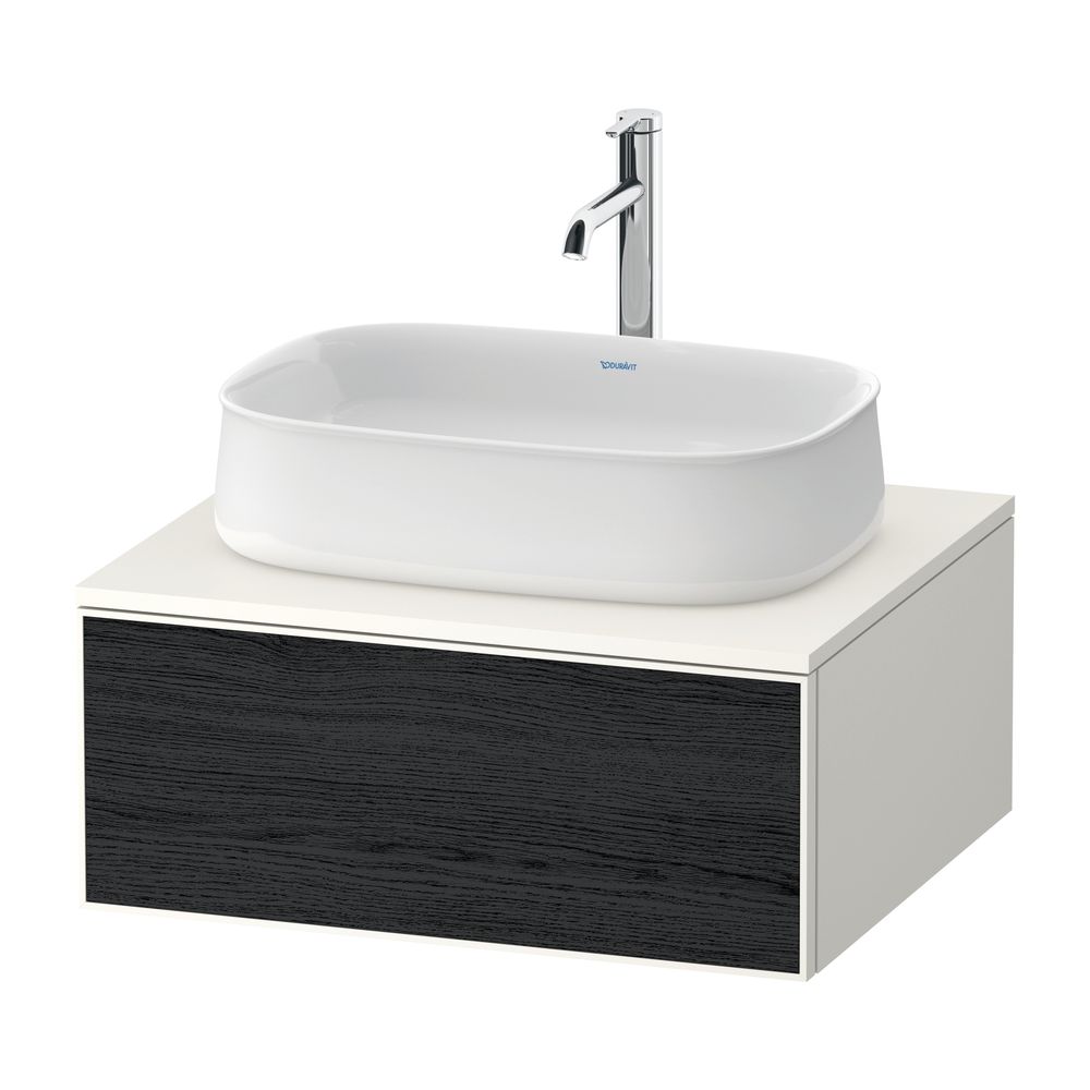 Duravit Zencha Konsolenwaschtischunterbau wandh. 550x650x281mm Eiche Mattschwa... DURAVIT-ZE4810016840000 4063382840325 (Abb. 1)