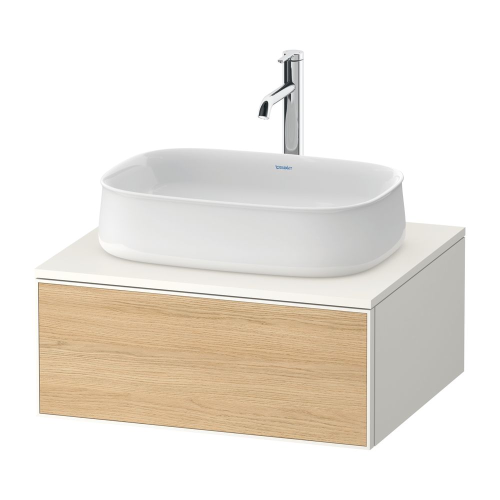 Duravit Zencha Konsolenwaschtischunterbau wandh. 550x650x281mm Natur Eiche Mat... DURAVIT-ZE4810030840000 4063382840356 (Abb. 1)