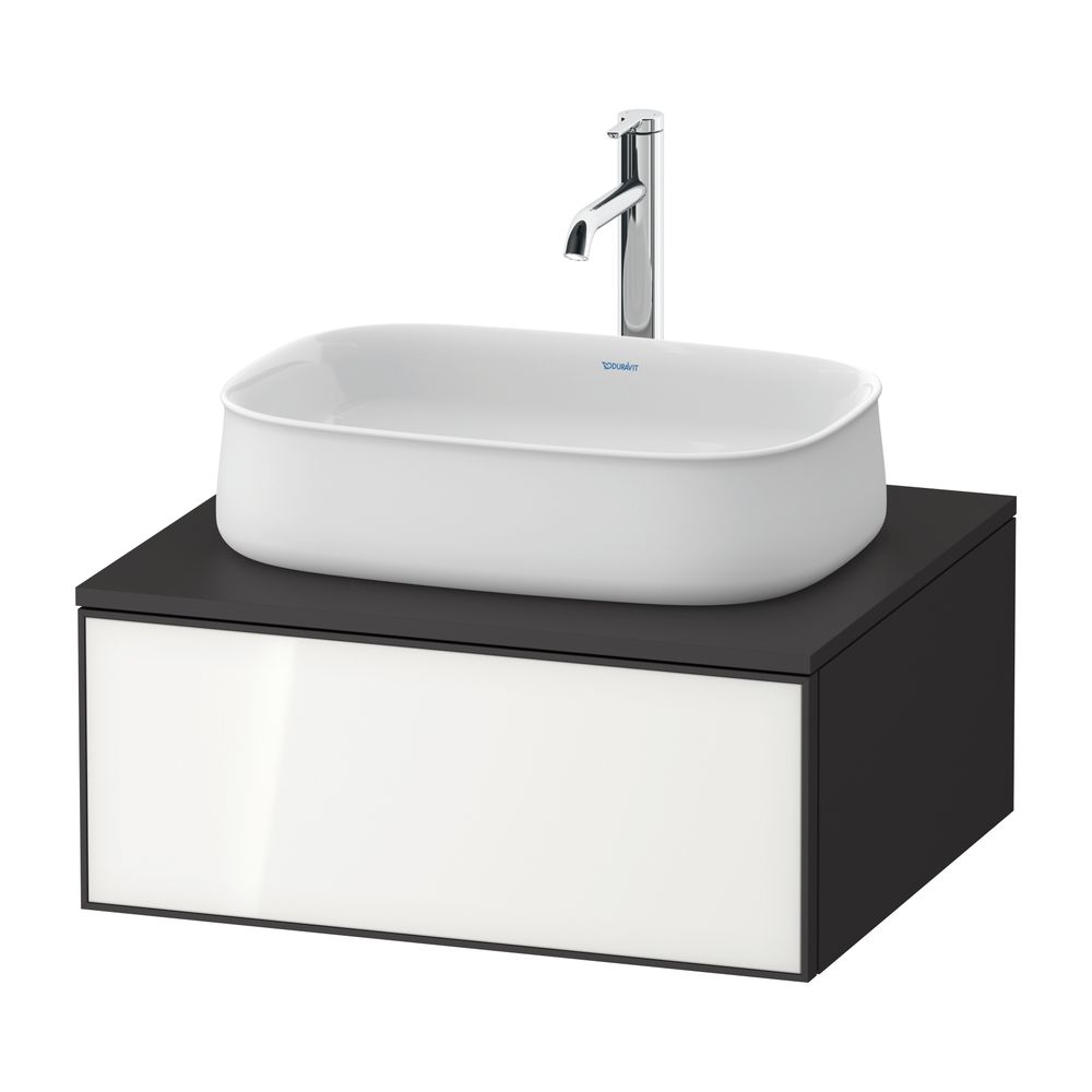 Duravit Zencha Konsolenwaschtischunterbau wandh. 550x650x281mm Weiß, Glas, Kor... DURAVIT-ZE4810064800000 4063382840400 (Abb. 1)