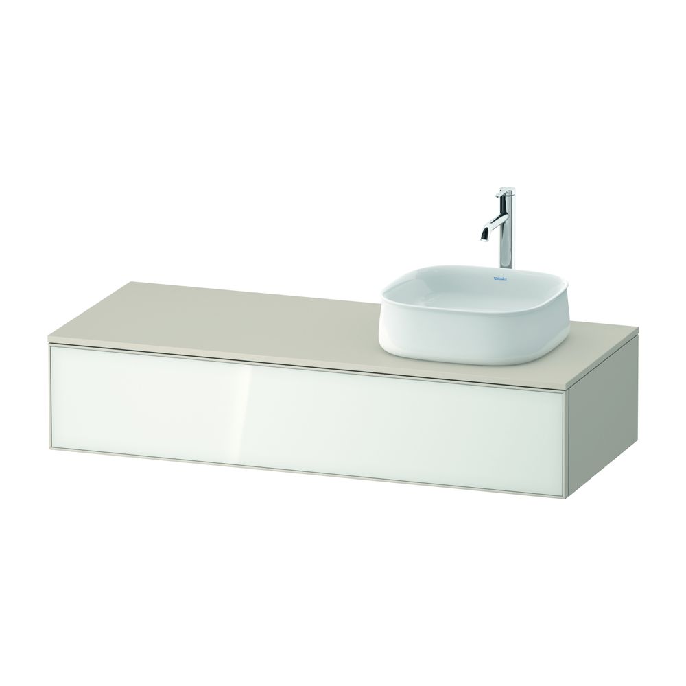 Duravit Zencha Konsolenwaschtischunterbau wandh. 550x1300x281mm R, Weiß, Glas,... DURAVIT-ZE4812R64830000 4063382841452 (Abb. 2)