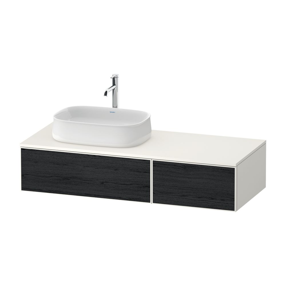 Duravit Zencha Konsolen-WTU wandh 550x1300x281mm Eiche Mattschwarz/Weiß SM Dek... DURAVIT-ZE4816016840000 4063382830982 (Abb. 2)