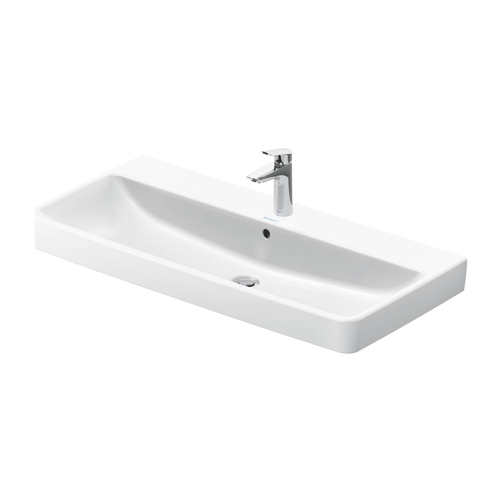Duravit No.1 Waschtisch 460x1000x173mm wandhäng., Weiß Hochglanz, Rechteckig, 1 Wa... DURAVIT-23751000002 4067116994384 (Abb. 1)