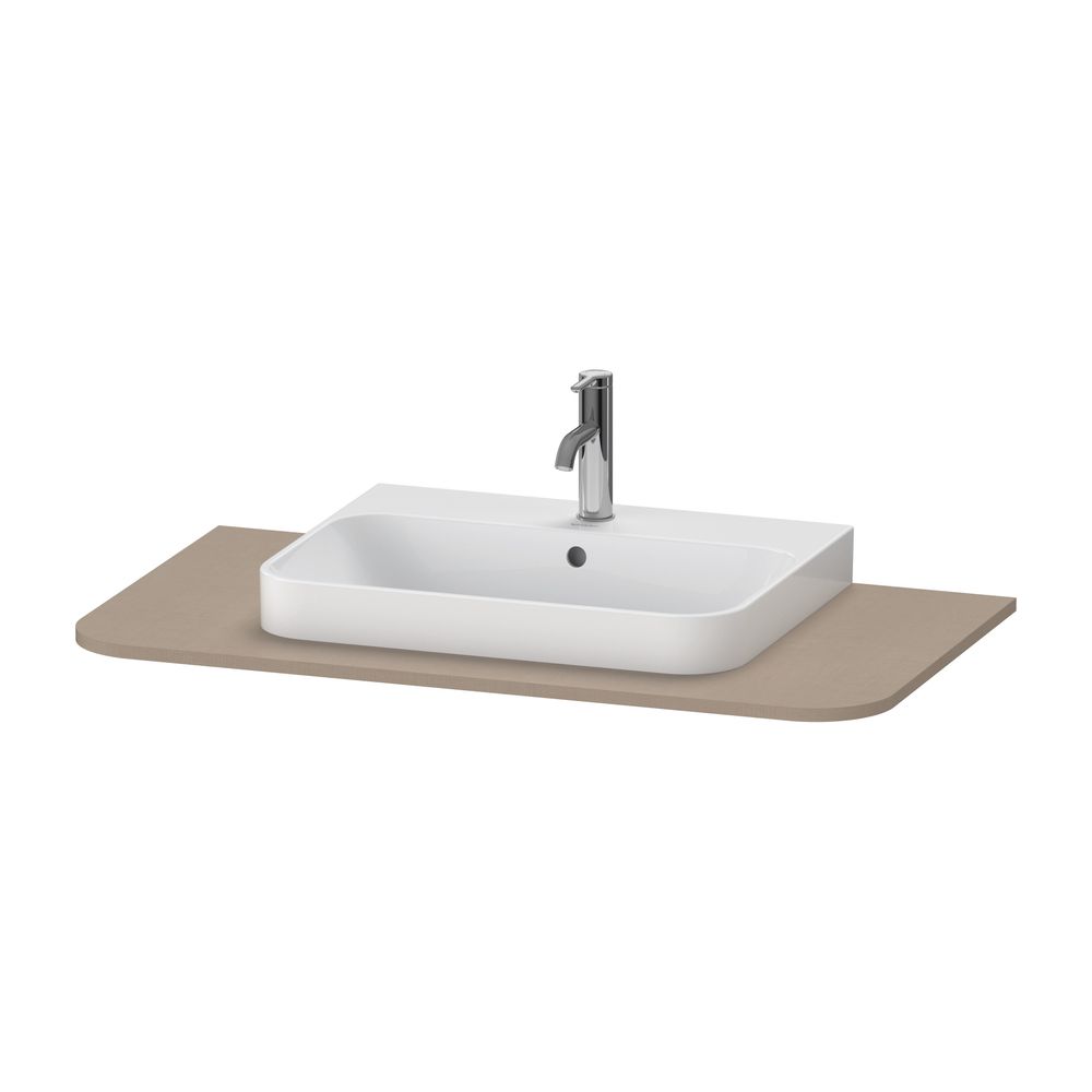 Duravit Happy D.2 Konsole 550x1000x16mm, 1 Ausschnitt/Waschplatz, Leinen Matt, ohn... DURAVIT-HP031E07575 4063382183408 (Abb. 1)