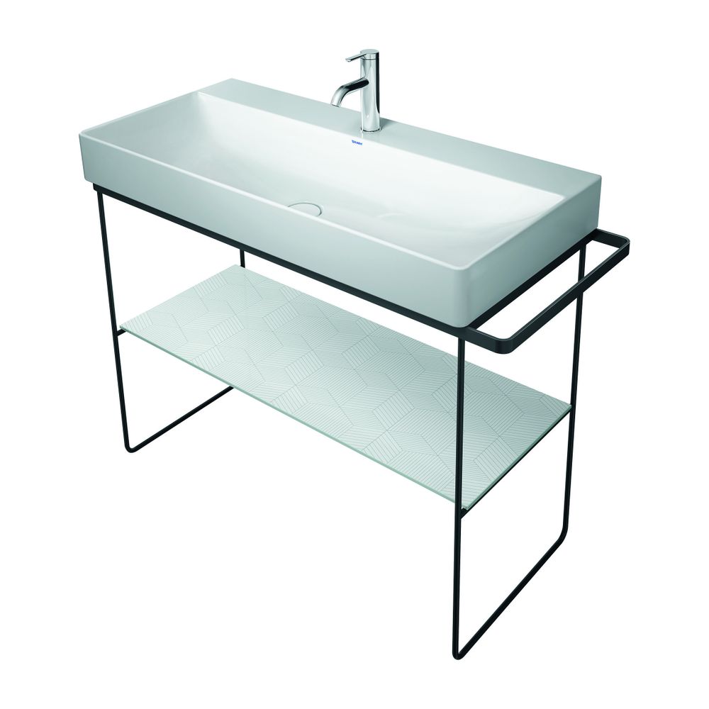 Duravit DuraSquare Metallkonsole 451x1063x740-790mm variabel, Mattschwarz, bodenste... DURAVIT-0031034600 4053424418285 (Abb. 2)