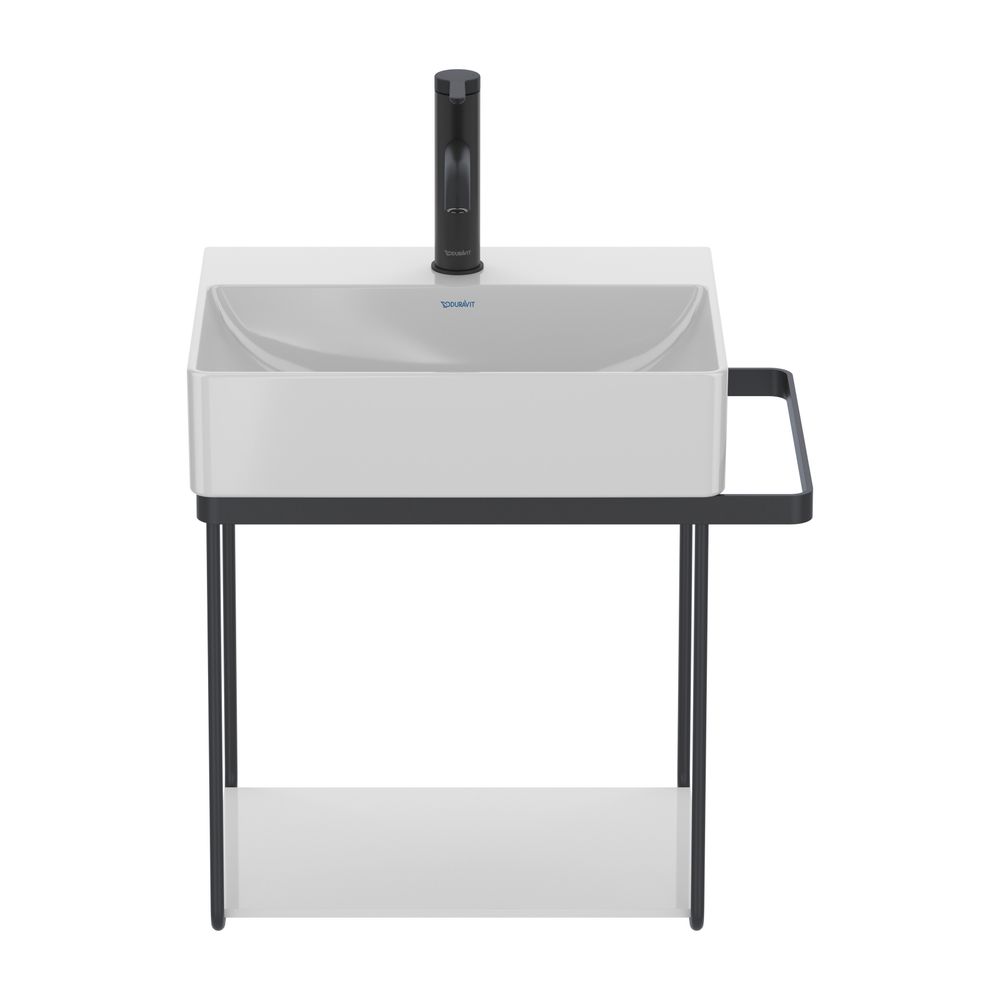 Duravit DuraSquare Metallkonsole 333x516x400mm, Mattschwarz, unter Waschtisch mit H... DURAVIT-0031104600 4053424467092 (Abb. 4)