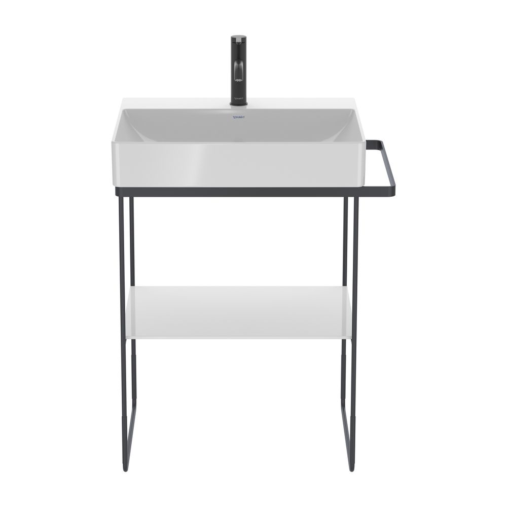 Duravit DuraSquare Metallkonsole 451x665x740-790mm variabel, Mattschwarz, bodensteh... DURAVIT-0031014600 4053424418216 (Abb. 7)