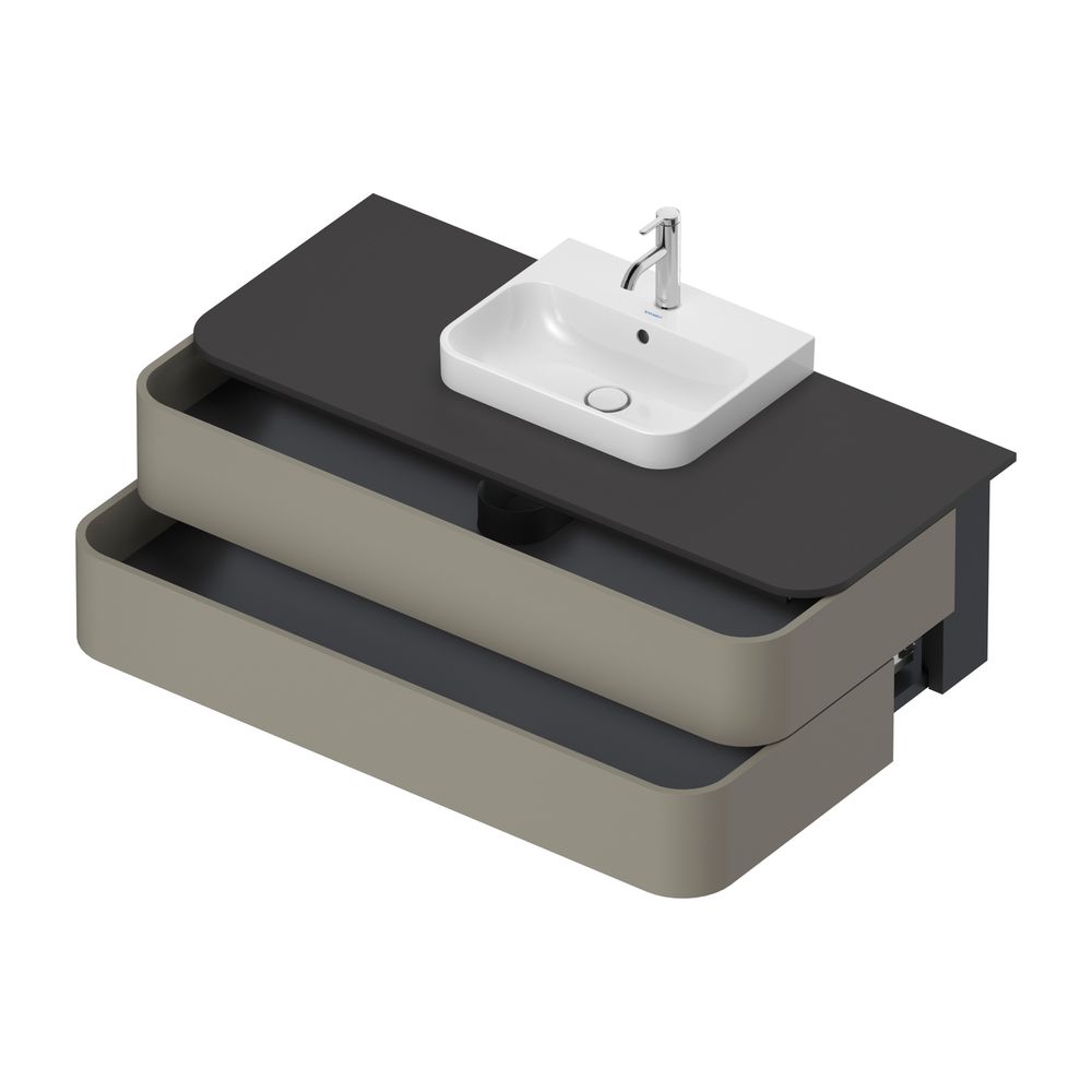 Duravit Happy D.2 Konsolenwaschtischunterbau wandh 550x1300x408mm ohne KSP Ste... DURAVIT-HP4972092920010 4063382262431 (Abb. 8)