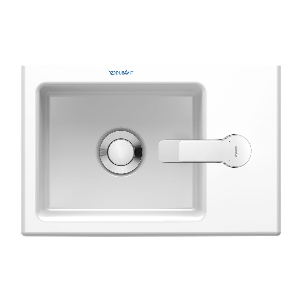 Duravit Vero Air Handwaschbecken 250x380x140mm, Weiß Hochglanz, WonderGliss, Recht... DURAVIT-07243800001 4053424509334 (Abb. 7)