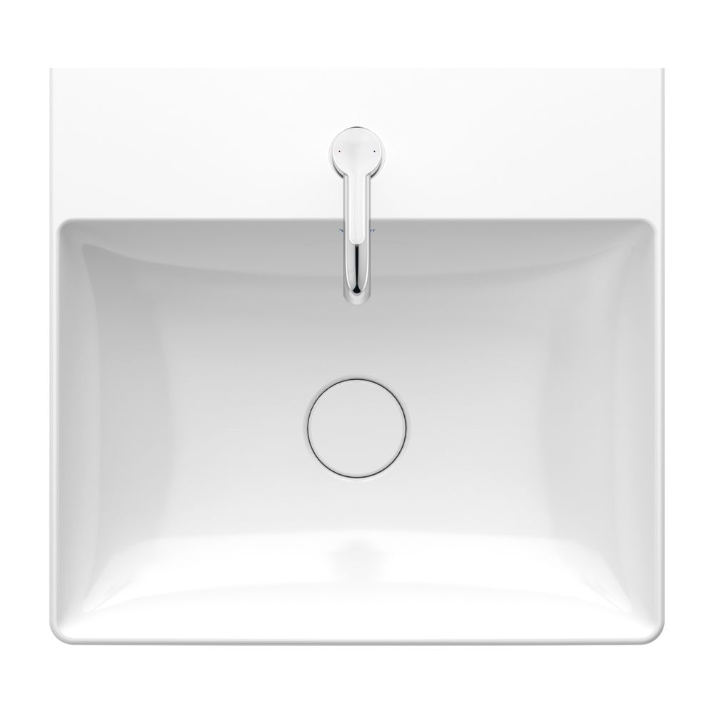 Duravit DuraSquare Waschtisch 470x500x145mm, DuraCeram, Weiß Hochglanz, Rechteckig,... DURAVIT-2353500071 4053424611914 (Abb. 8)