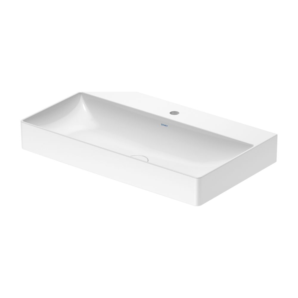 Duravit DuraSquare Waschtisch 470x800x145mm, DuraCeram, Weiß Hochglanz, Rechteckig,... DURAVIT-2353800071 4053424502731 (Abb. 7)