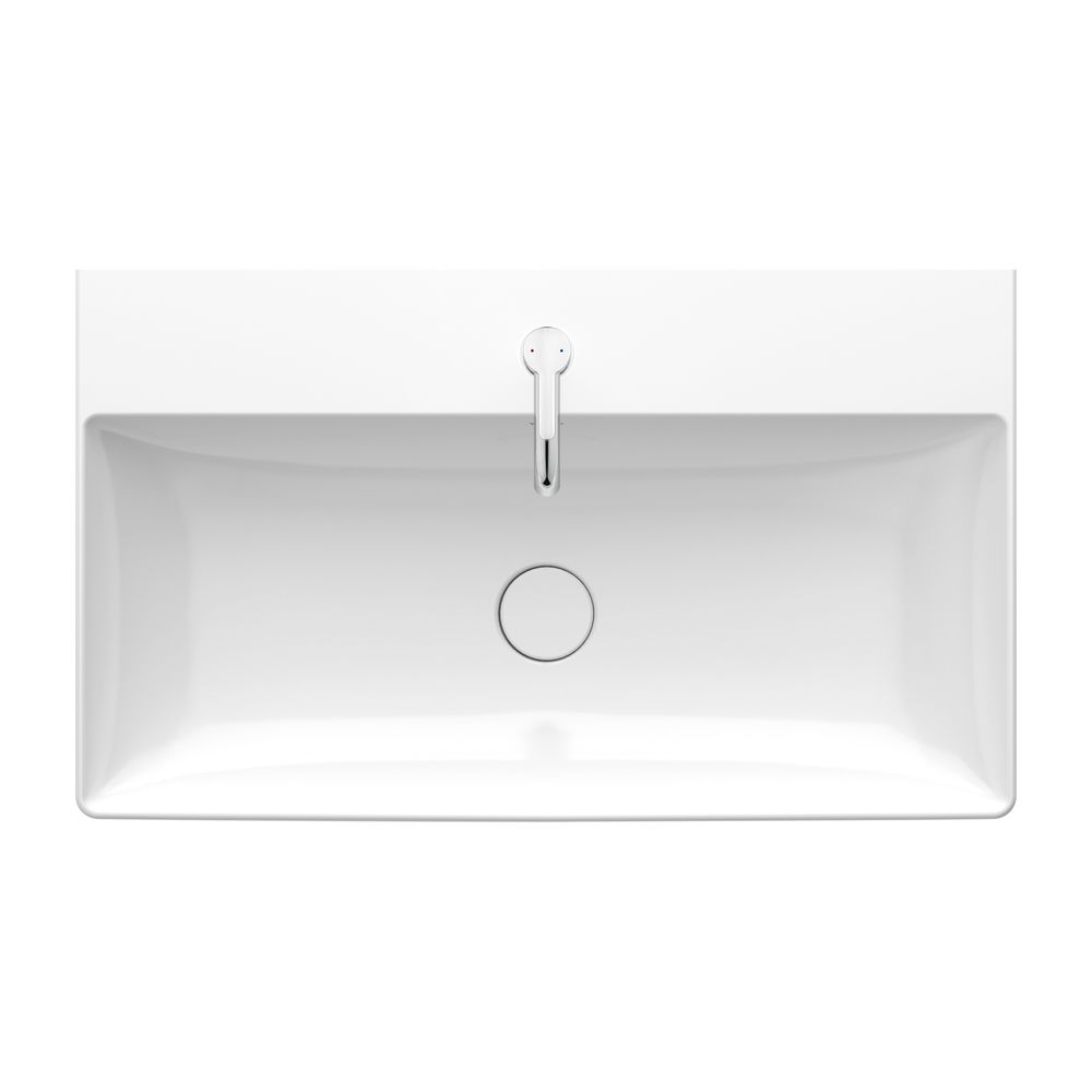 Duravit DuraSquare Waschtisch 470x800x145mm, DuraCeram, Weiß Hochglanz, Rechteckig,... DURAVIT-2353800071 4053424502731 (Abb. 6)